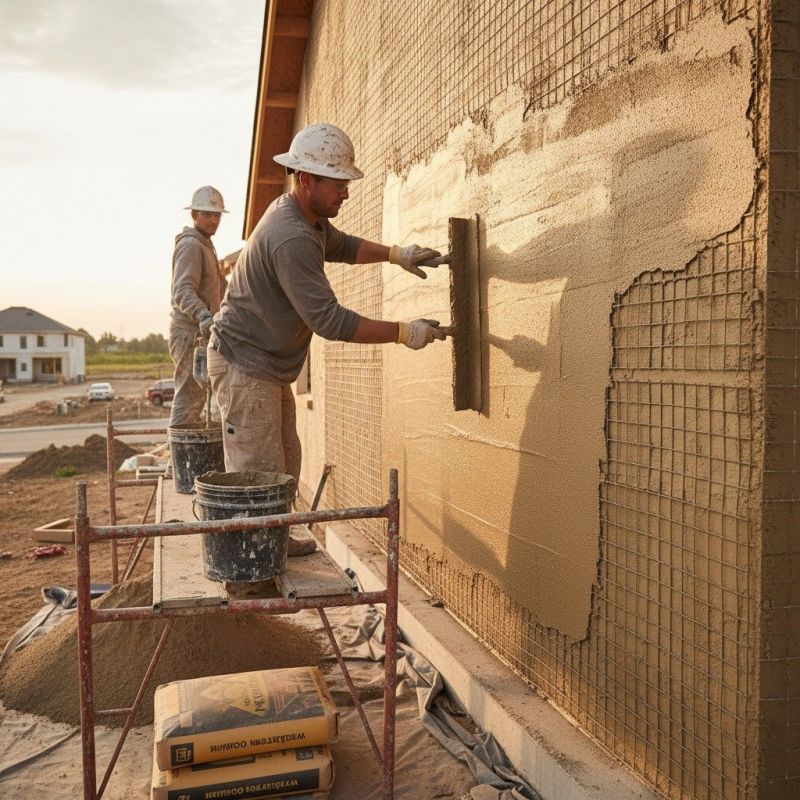 Stucco Wall Installation